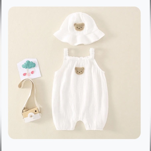Baby Bear Romper and Hat Set - Picture 1 of 1